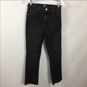 BDG high waisted cropped kick flare jeans